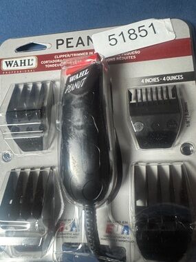 Wahl Peanut Trimmer Kit - Black with Red Accent